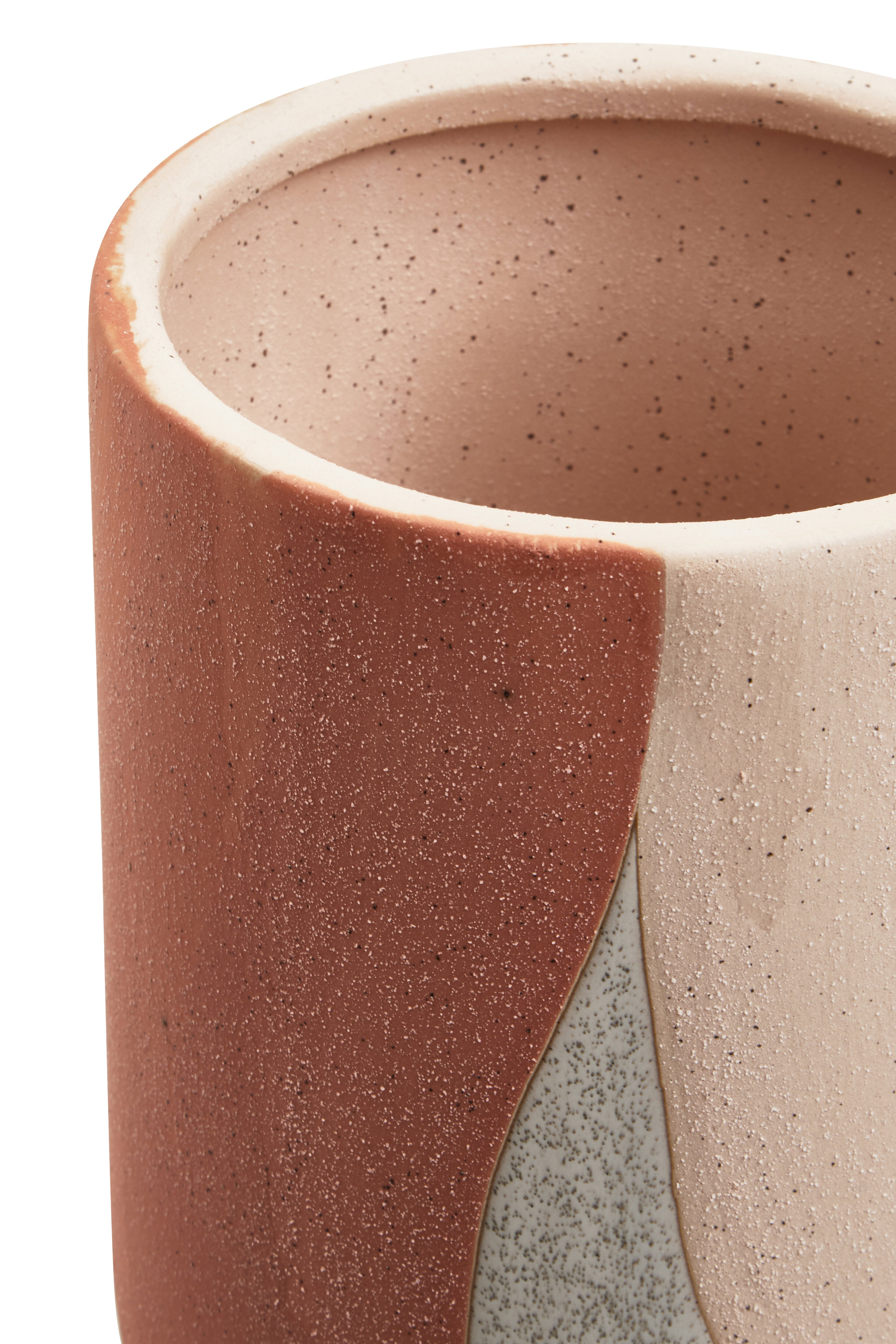 Carlo Abstract Earthy Vase | Large